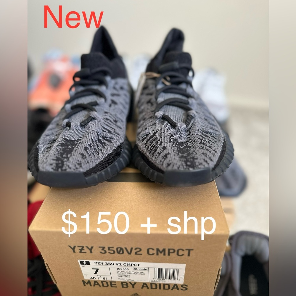 Yeezy Boost 350 v2 CMPCT “Slate Onyx” And “Bone”